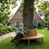 produktbild 5 rundbank baumbank teakholz