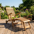 deckchair holz wetterfest