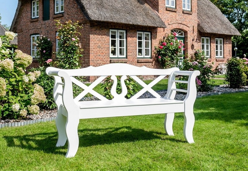 produkt image friesenbank weiß holz lyra