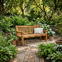 gartenbank teak natur
