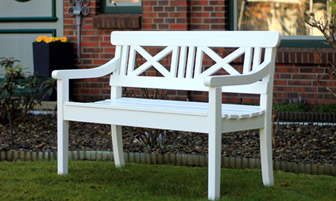 gartenbank skagerak weiß drachmann