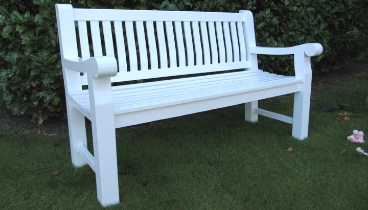 Parkbank Windsor aus Teakholz massiv