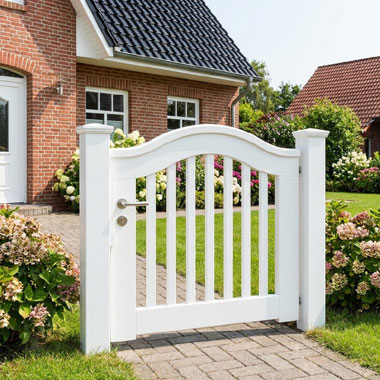 gartentor, gartentür gartenpforte Holz
