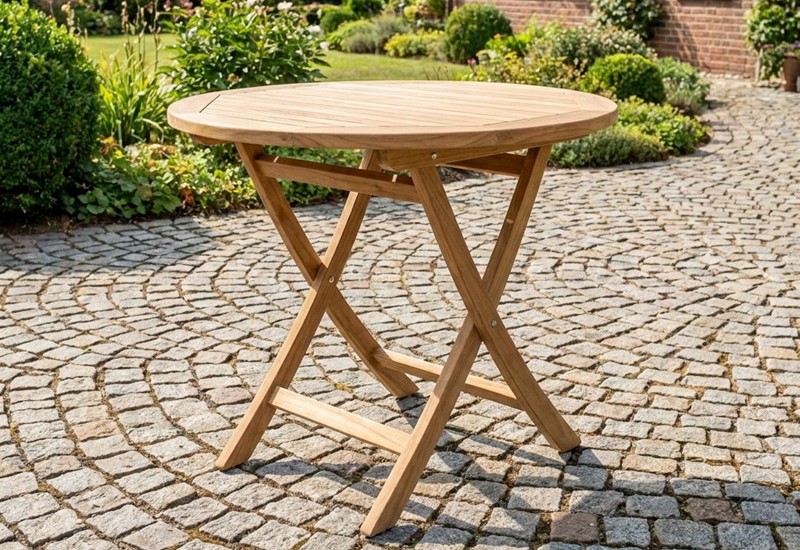 gartentisch teakholz klappbar wetterfest