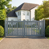 einfahrtstor holz mit sprossen