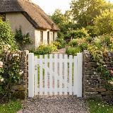 sylter friesenpforte gartenpforte holz weiß