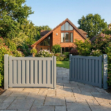 hoftor blickdicht holz